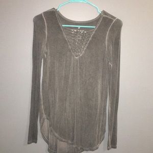 american eagle soft & sexy long sleeve shirt